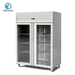 double upfront door American style 500 liter top-freezer refrigerators fridge restaurant chillers and freezer