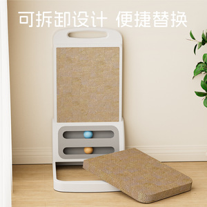 กระดานข่วนแมวรูปตัว L ของเล่นแมวแบบหนาทนทานต่อการสึกหรอสำหรับแมว - Product Image 4