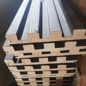 Modern Pine Wood <strong>MDF</strong> Fluted Wall <strong>Panel</strong> Solid Wood Interior <strong>Decorative</strong> <strong>Panel</strong> for Living Room Waterproof and Moisture-Proof - Product Image 1