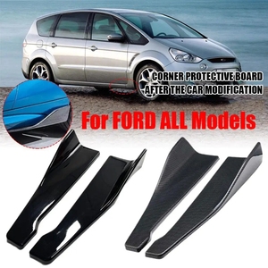 1 Par de Difusores de Parachoques Trasero para Coche TL de 48cm, Negros, Protector Antirrayas para Esquinas Laterales - Product Image 2