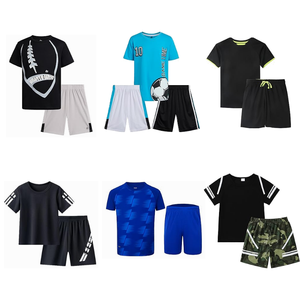 Profit King Children's T-Shirt Shorts Set <b>Mix</b> Material White Red Cartoon Fast Food Print Summer Outfit 0-12 Months Ready Ship - Product Image 3