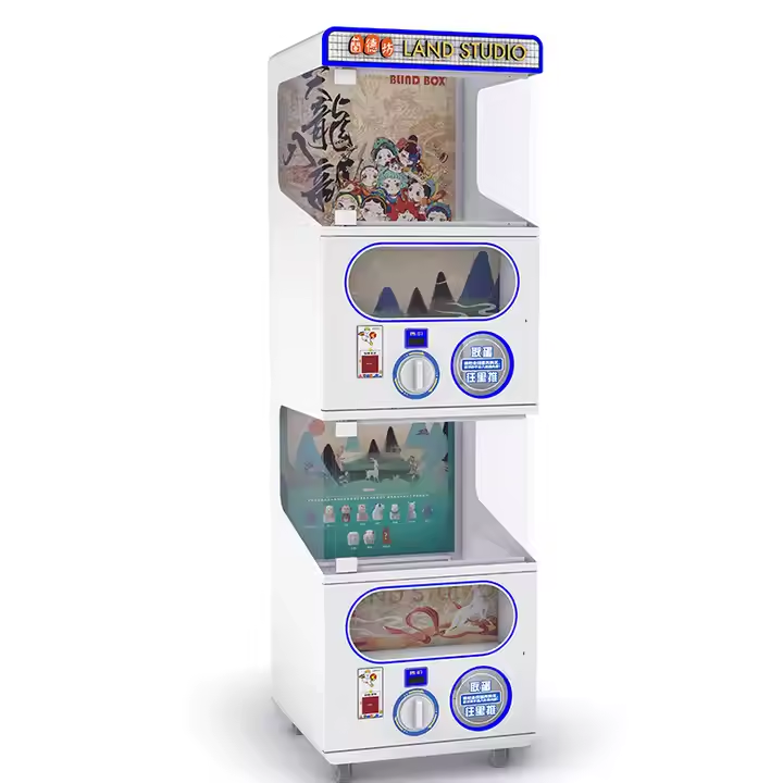 Customizable Coin-Operated Gachapon Vending Arcade Machine Capsule ...