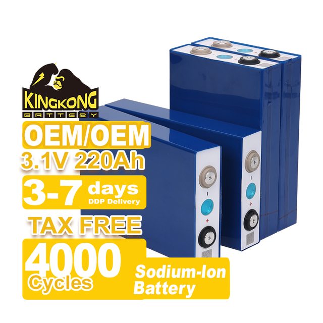 3.1v 220ah Na Sodium Ion Battery Cell Electric Bike Battery 4000 Cycles Energy Storage Na Ion Battery Cells