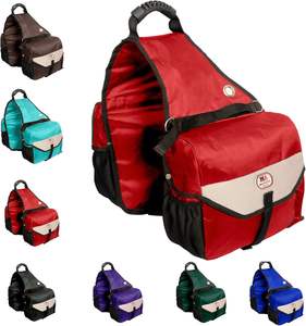 Échantillon gratuit de sacoches de selle moyennes pour Western et Endurance; Sacs de selle en poly à double couture - Product Image 3