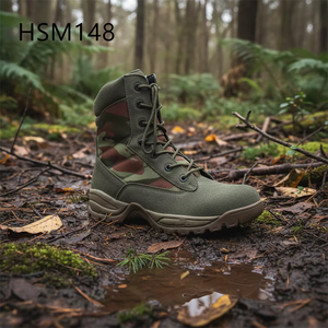 Stivali da Caccia LXG Mountain Marching Amped Verdi Mimetici per Campeggio, Escursioni nel Bosco, Stile Unico per la Giungla HSM148 - Product Image 1