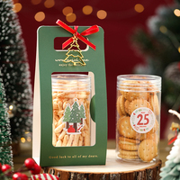 Dossiers recyclables de qualité alimentaire boîte vide Cookie bonbons gelée emballage Portable Transparent cuisson Snack taille personnalisée Logo personnalisé
