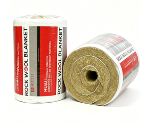 Rollo <span class=keywords><strong>de</strong></span> <span class=keywords><strong>Lana</strong></span> <span class=keywords><strong>de</strong></span> Roca Huali con Certificado CE, 80kg/m3, 50mm <span class=keywords><strong>de</strong></span> Espesor, Aislamiento Mineral Euro A60, Ignífugo, Acústico, para Techo - Product Image 1