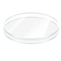 Ensemble de 2 pièces de feuille de plexiglas transparent de 6 pouces de diamètre 1/4 rond en acrylique disque à gâteau feuille acrylique pour dessus de table ou toile de fond