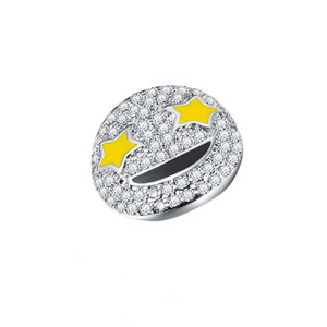 Collar con colgante de cara de Emoji divertido para mujer, regalo de Navidad, joyería de moda - Product Image 5