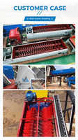Laveuse de sable à double axe RX50 Machines de lavage de minerai et de sable Produits les plus vendus en Afrique du Sud
