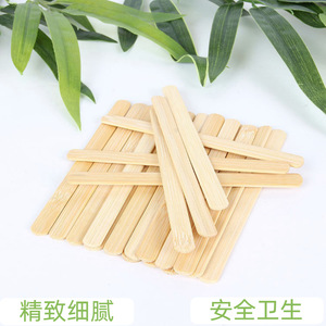 Palitos de bambú para helados 114x9.5x2mm color natural, aptos para microondas, herramientas para helados, empaque personalizable - Product Image 3