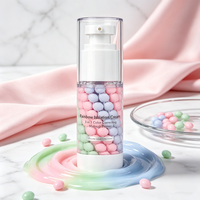 Base de Teint Correctrice 3-en-1 Marque Privée OEM ODM Personnalisée – Crème Isolante Tricolore Arc-en-ciel Unifiante
