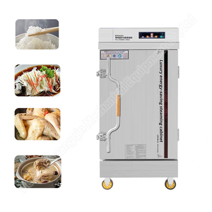 Rice Noodle Roll Steamer Industrial Food Steaming Machine Steamer Cabinet Industrial Food Steamer 8 Trays - Product Image 6