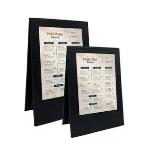 Restaurant menu affichage 2 vue Table tente led menu conseil led menu led affichage