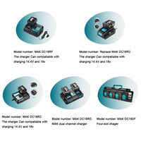 VICTPOWER Baterai Lithium Ion 18V 4.0Ah untuk Peralatan Listrik dengan Pengisi Daya Ganda Bersertifikasi CE/FCC/RoHS 800 Siklus -20C hingga 60C