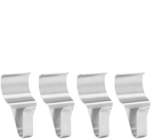 10pcs Stainless Steel S-shaped <strong>Hook</strong> Hidden Wall Joints Siding Vinyl Hanging <strong>Hook</strong> for Kitchen Bedroom Office Plants Hanger Rack - Product Image 4