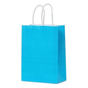 Paper Party Kraft Gift Bags with Handle Small for Christmas Birthday <b>Wedding</b> and Party Celebrations Heavy Duty Paper Bag - Product Image 2