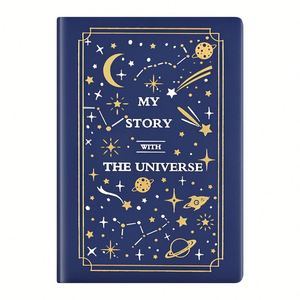 Libreta de Lujo A7, Diario de Cuero PU con Tapa Dura, Mini Libreta de Bolsillo que Cambia de Color, 100 Hojas, Encuadernación Cosida, Personalizable - Product Image 1