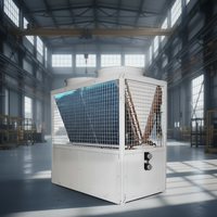 Équipement de refroidissement par condensation pour toitures industrielles, système de pompe à chaleur écoénergétique R-410A avec large adaptabilité aux températures