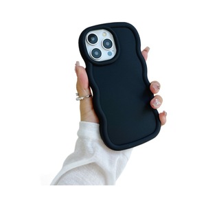 Coque de téléphone Apple 17 New Macaron Large Wave, couleur bonbon, grand trou, épaisse, pour iPhone 16, coque souple - Product Image 5