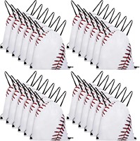 Sac de sport en polyester à cordon de serrage, imprimé softball et baseball, pour fitness en extérieur, best-seller pour influenceurs, stock en gros disponible