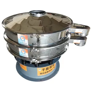Qianzhen Filter Sieve Machine Fine Powder Sieving Separator Flour Sieve Machine Industrial Gypsum Vibration vibrator