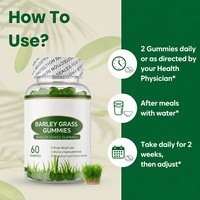 SWOOT Gummies à l'herbe d'orge, complément alimentaire vitaminique, minéral, à base de fibres de fruits et légumes, avec 5-HTP, antioxydant, pour l'immunité