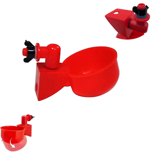Bebedero de Plástico con Abrazadera para Aves de Corral, Gallinas y Pollos, para Abreuvoirs Poulet, Bebederos para Todo Tipo de Animales - Product Image 1