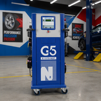 G5 E-1175-N2P Gonfleur de pneus numérique électrique Pompe à azote Arrêt automatique Construction métallique pour MPV/Voiture-100-240V Affichage LCD