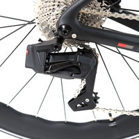 Premium 24-Gang Elektro-Schalt-Hardtail-Rennrad mit hydraulischer Scheibenbremse, Carbonfaser-Felgen und Carbon-Lenker der TX-Serie