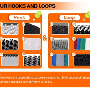 Bandes auto-agrippantes imperméables en nylon/polyester à coudre, écologiques et auto-adhésives pour vêtements, bagages et fixation – Vente en gros - Product Image 5