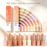 Fabrication de flacons en verre vides pour vernis à ongles sur mesure, 12 ml, nouveau design, flacon pour vernis gel UV, emballage d'usine avec couvercles et pinceaux