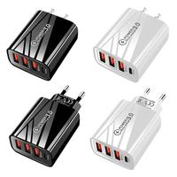 Großhandel Reiseladegerät Amerikanische Britische Europäische Normen 3USB Typ C PD20W QC3.0 Smart Power Adapter Ladegerät