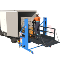 Plateforme élévatrice verticale hydraulique en acier à haute teneur en carbone avec une hauteur de levage de 1700 mm et une capacité de charge de 2000 kg pour le chargement et le déchargement des camions
