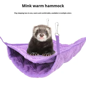 <span class=keywords><strong>Hamac</strong></span> double pour ferrets adultes, lit suspendu lavable pour petits animaux, cochon d'Inde, <span class=keywords><strong>rat</strong></span>, chinchilla, accessoires confortables pour cage - Product Image 2