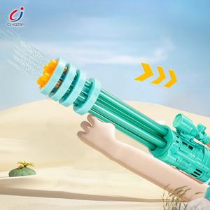 Chengji Hoge Kwaliteit Speelgoed Kinderen Zomer Buiten Grappig Squirtgame Plastic Gatling Vijf Buis Waterkanon Kanon - Product Image 3