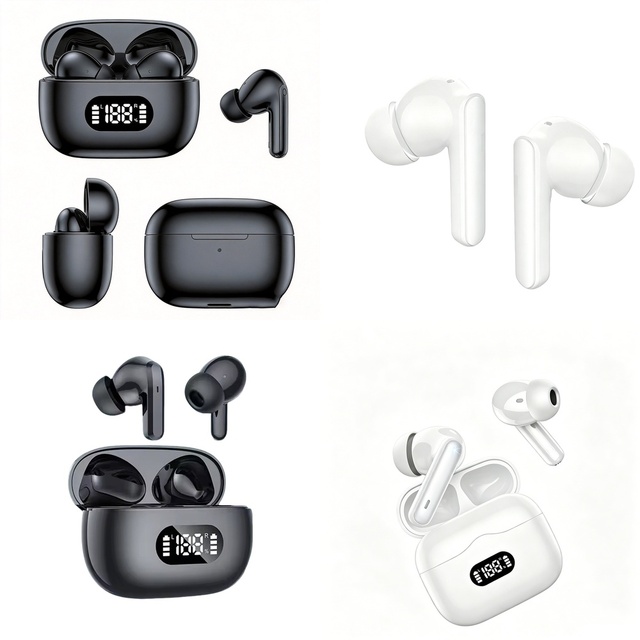 Factory Price Wireless Earbuds Smart Touch Control HiFi Sound LED Power Display Digital Case for Samsung Universal Phone
