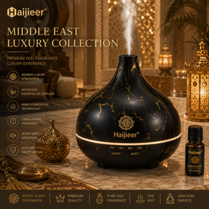 Lüks Sağlıklı Yaşam Ev Dekoru 500ml Elektrokaplama Ultrasonik Nemlendirici Premium Esansiyel Yağ Aroma Difüzörü İç Mekan Aromaterapisi - Product Image 2