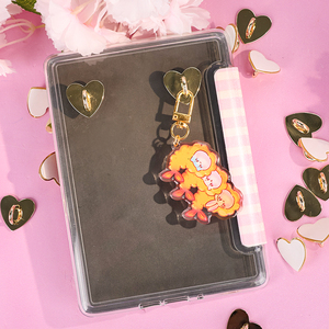 Cadena de Metal Personalizada <span class=keywords><strong>con</strong></span> Cierre de Corazón para Teléfono Móvil, <span class=keywords><strong>Kindle</strong></span>, iPad, Anillos para Dedos, Funda Adhesiva, Impresión UV Ecológica, Estilo Amor - Product Image 1