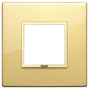 Vimar Wall <b>Switch</b> Gold Polished Plate 11.6 Cm Length 1.85 Cm Height - Product Image 1