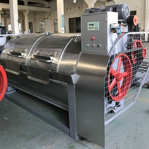 Laveuse industrielle grande capacité semi-automatique horizontale pour hôtels et commerces, avec filtre à tissu - Product Image 3