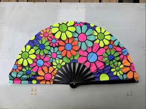 Abanico de Bambú Grande de 13 Pulgadas para Danza, con Logotipo Personalizado, Hecho en China - Product Image 5