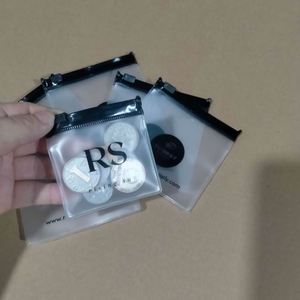 Custom Frosted <b>Small</b> Recyclable Plastic clear Pvc Zipper <b>Bag</b> for Cosmetic Jewelry Ring Packaging <b>Ziplock</b> Pouch - Product Image 2