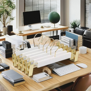 Großhandel Faltbarer Massivholz-Rechteck-Organizer für Hosen/Röcke – Verstellbarer Kleiderschrank- und Badezimmer-Aufbewahrungssack - Product Image 2