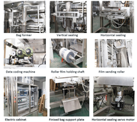 Machine automatique de remplissage et de scellage de glaçons de 250g à 5000g