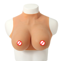 Sexy transexuelle Silicone Seins Adhésif Silicone Crossdresser Poitrine Formes Gros Seins 100% Silicone Confortable