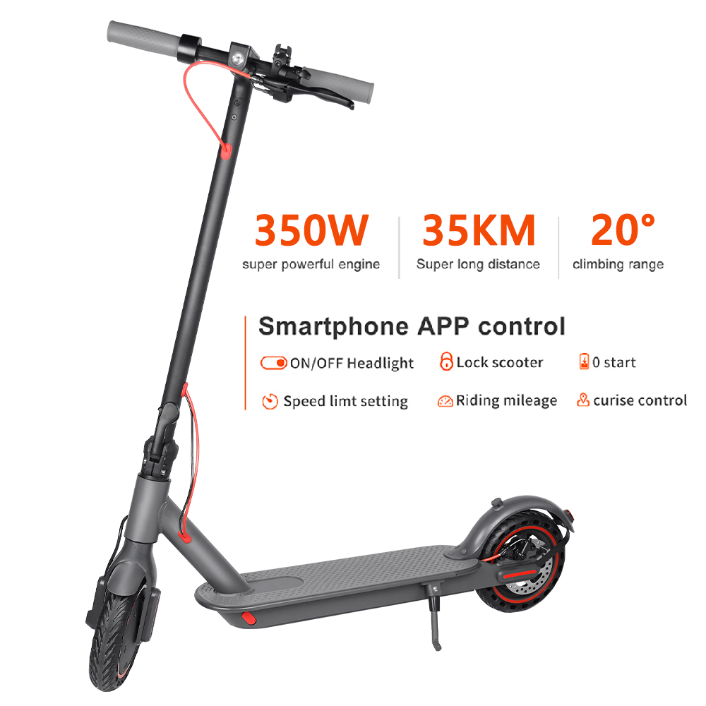 2022 New A6 Electric Scooters Factory Price e Scooter 2 wheels Folding Electric Scooter with 31km/h 36V 350W