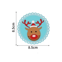 Joyeux Noël Sous-verres en silicone Tapis de tasse pour tasses Maison Cuisine Bureau Fête Table Décoration