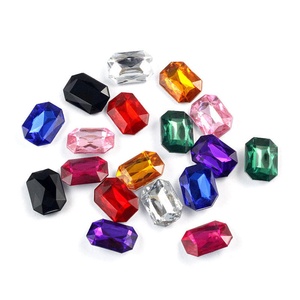 Cristales Acrílicos Rectangulares de 10x14mm para Manualidades, Decoración de Bolsos, Ropa, Accesorios, Joyería y Prendas - Product Image 5