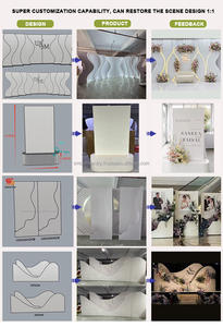 Suave acrílico parte divertida mago con mano extendida que muestra el soporte de champán en el fondo - Product Image 6